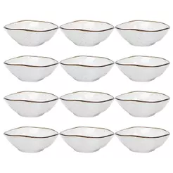 Conjunto De 12 Tigelas 500ml Oxford Ryo Maresia, Porcelana