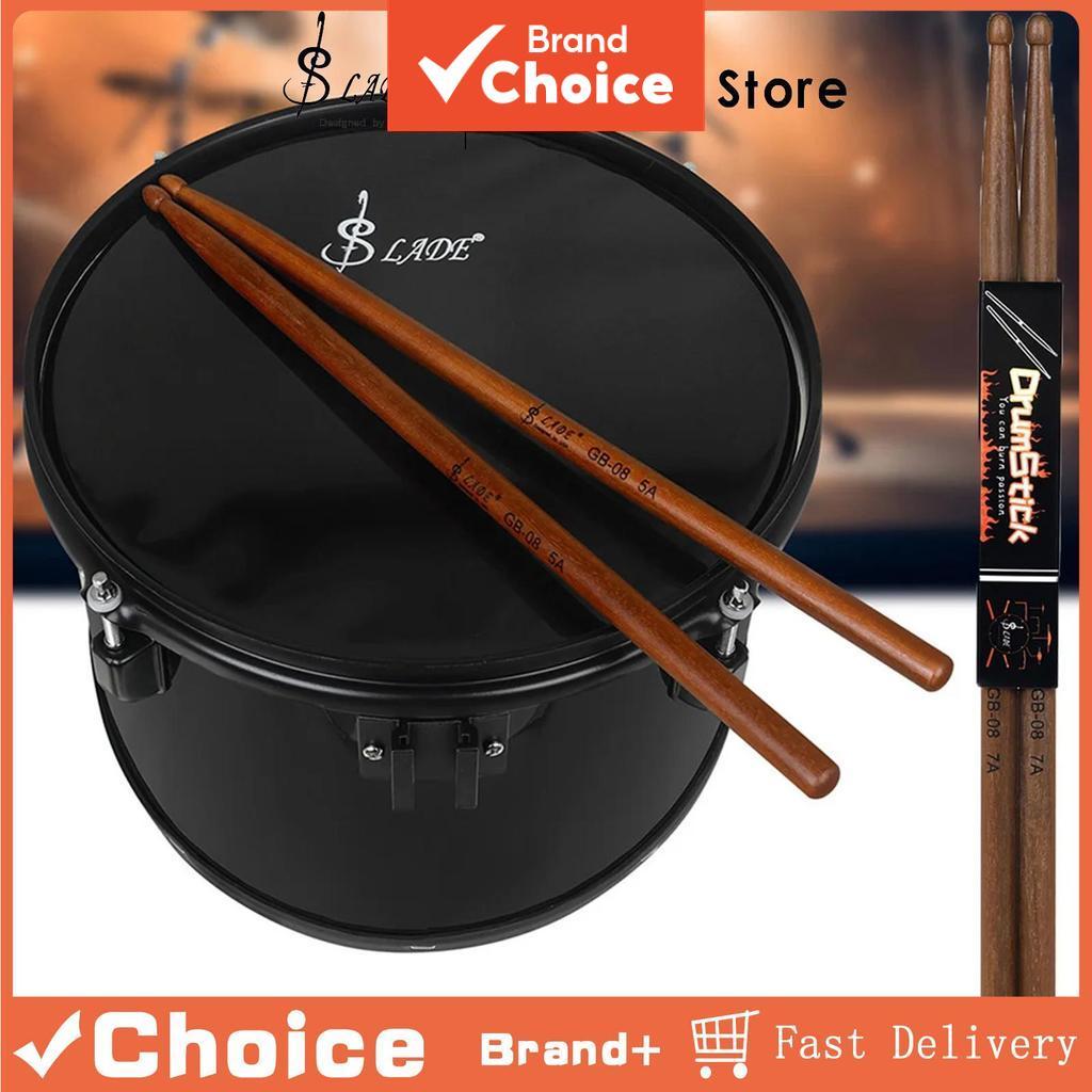  Baquetas de Bateria SLADE 5A/7A, Par Universal de Madeira Vermelha, Acessórios de Instrumentos de Percussão, Alta