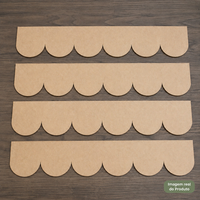 Kit 4 Réguas Babadinho Decoração Quarto de Bebê Acabamento Shiplap Parede Boiserie MDF Cru 3mm 75cm — imagem 2 de 2
