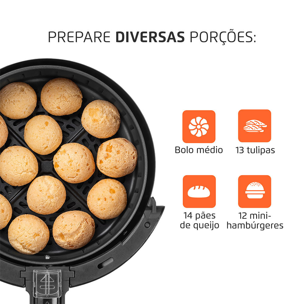 Fritadeira Air Fryer AF-36-BI 1500W 3,6L Mondial · foto 2