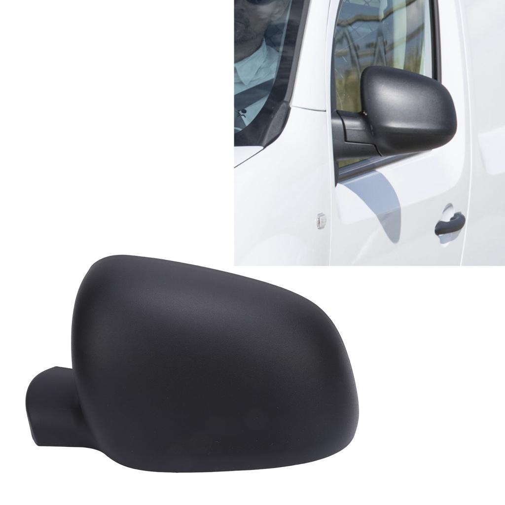 Tampa do espelho retrovisor proteção forte preta fácil instalação capa de asa para Kangoo 2013 a 2023