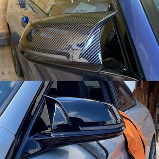 Para Bmw 1 2 3 4 X Série Espelho Tampa F20 F21 F87 M2 F23 F30 F32 F36 X1 E84 Gloss Preto Lateral Capa Retrovisor-M4auto 
