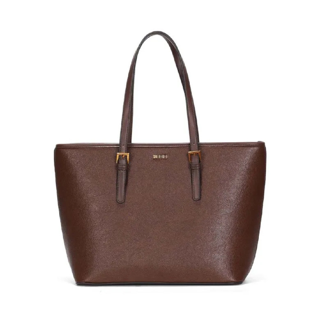 Bolsa Shopper Material Floater Marrom