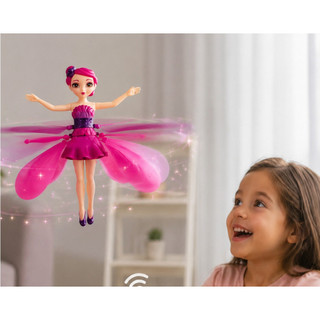 Fada Voadora Infantil  – Brinquedo Recarregável C/ Sensor A Mão Infantil l Drone Fadinha Mágica