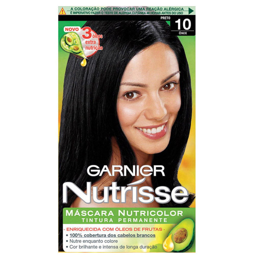 Tintura Nutrisse Garnier 10 Onix Preto