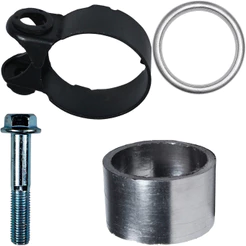 Abraçadeira braçadeira do escape CB300 XRE300 XR250 Tornado CB250F Twister com parafuso e guarnição do escapamento