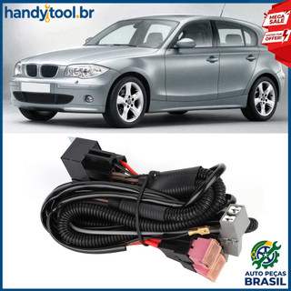 handtool.br H1/H7 Fio Fiação do Chicote de Relé para Farol de Halogênio do Carro Farol IP46