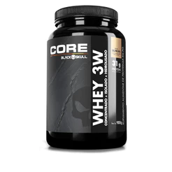 Whey 3W Core (WPC, WPI E WPH) - Pote 900g - Black Skull