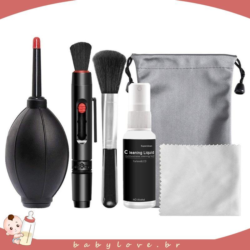 BABYLOVE Kit Limpeza Câmera 6 1 Ferramentas Profissionais Lentes DSLR Bolsa Armazenamento Portátil Para