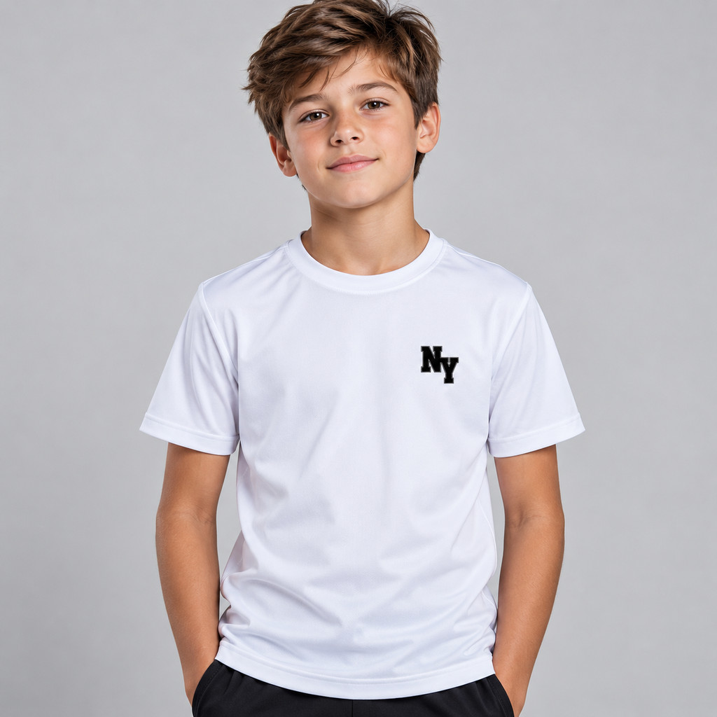 Camiseta Infantil Masculina Dry Fit Menino Estampada Casual Confortável
