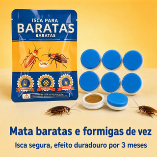 Novo! Conjunto de iscas para baratas removível, adequado para locais domésticos como cozinhas e banheiros.