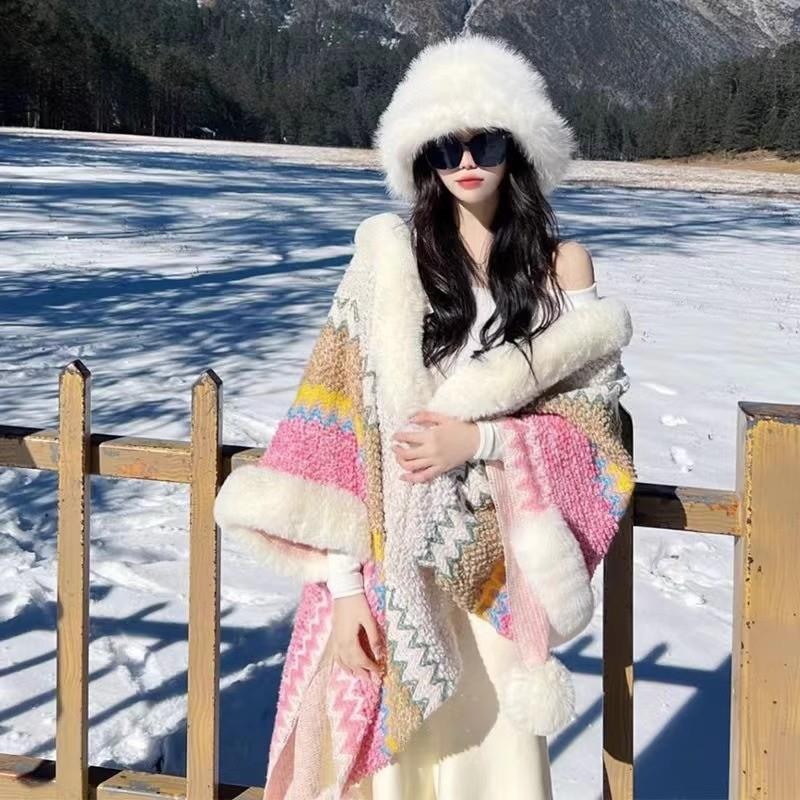 Rio Dali viagem xale estilo étnico manto casaco feminino pradaria tibetana viagem Wear foto fabricante