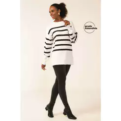 Calça Legging Feminina Techno Wool Marialícia Preto