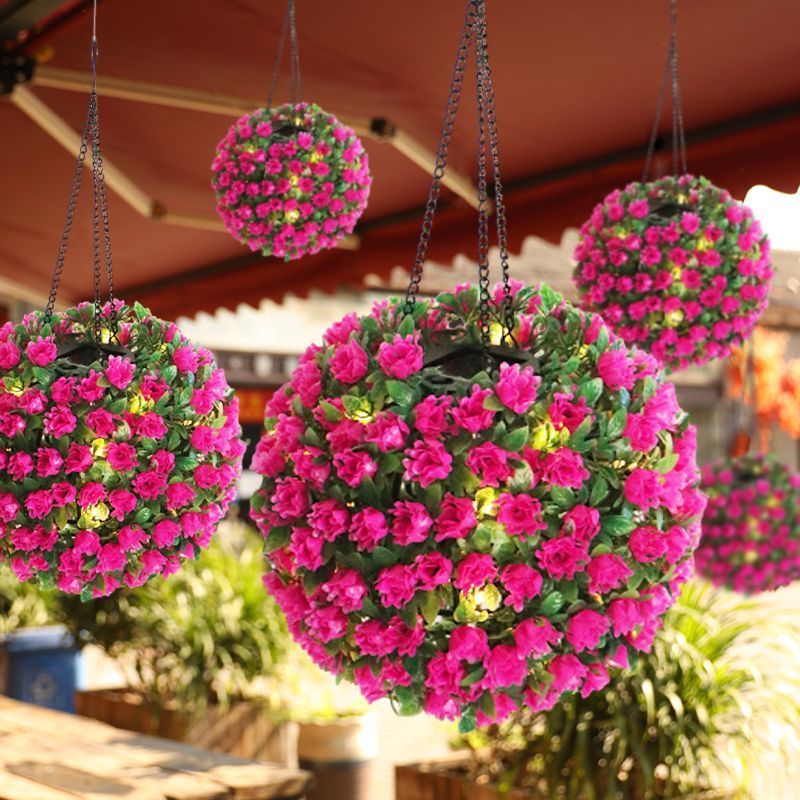 Simulação Solar planta grama bola luz planta verde decoração de casamento salão de exposição corredor jardim gramado tet