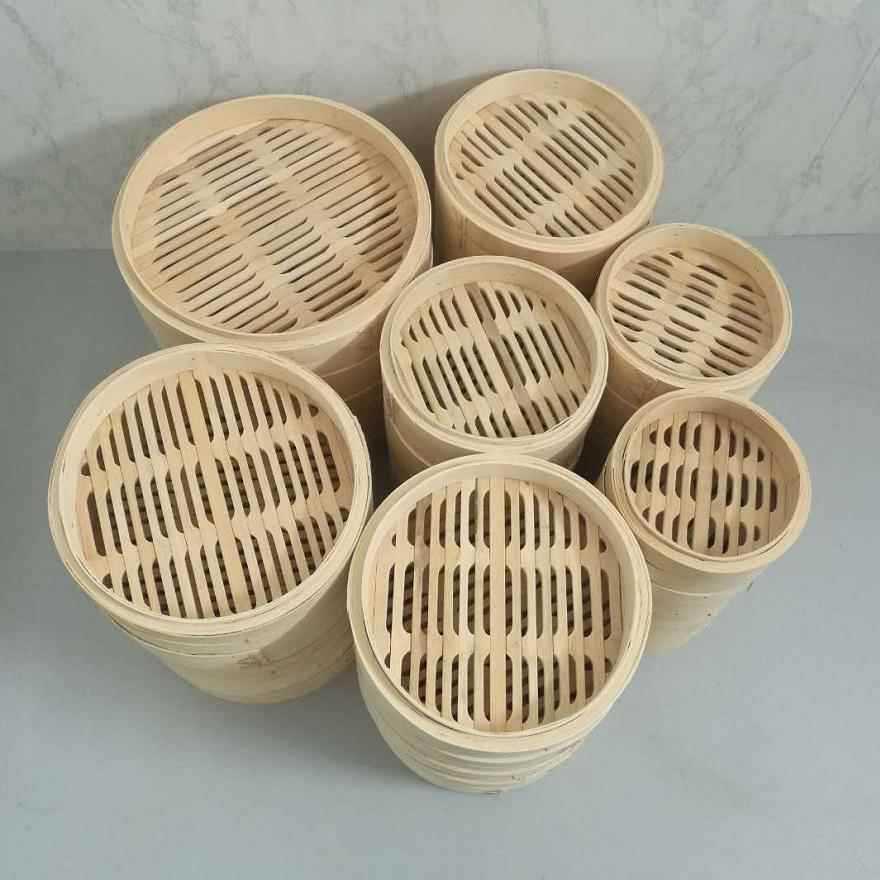 Vaporizador doméstico de bambu, Xiaolongbao, vaporizador de bambu aprofundado, vaporizador de bambu, vaporizador artesan