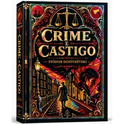 Livro Crime e Castigo - Edição Supreme Capa Dura com Alto Relevo -