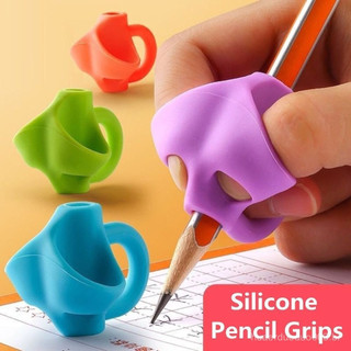 10 Pçs/Set Crianças Escrita Caneta Titular Aprendizagem Prática Dispositivo De Postura De Ajuda Silicone
