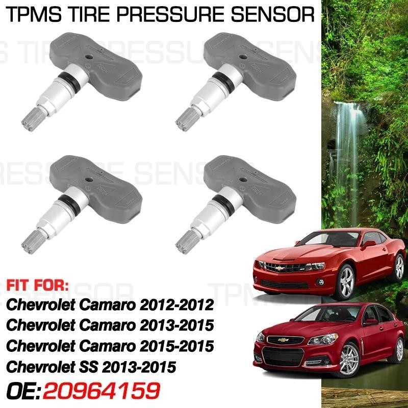1/4 Unidades Para Chevrolet Camaro SS 2012 2013 2014 2015 Acessórios 315 MHz Sistema De Sensor De Monitoramento De Press