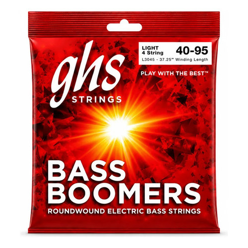 Encordoamento Contrabaixo Ghs Bass Boomers L3045 5 Cordas