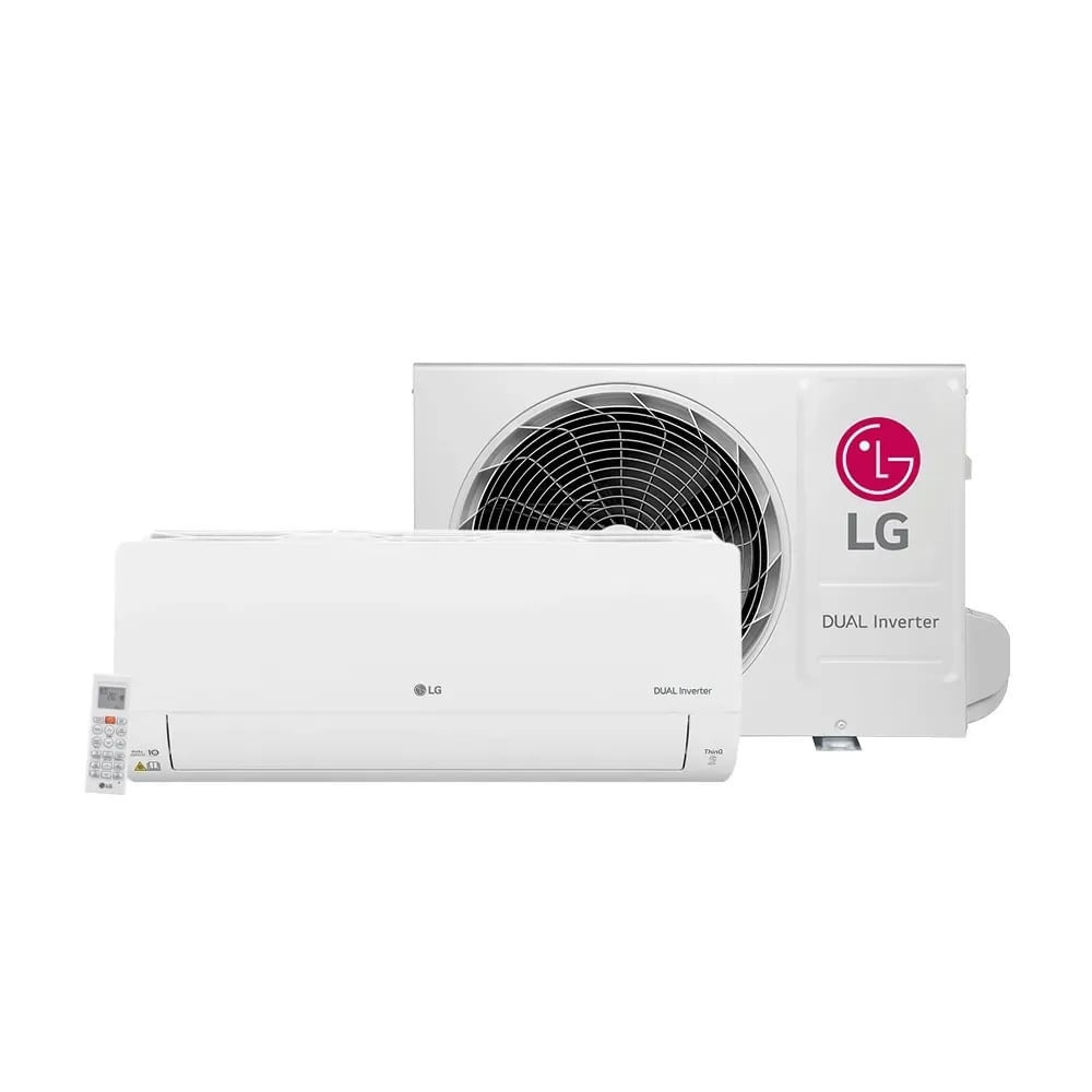 Ar Condicionado Split Hi Wall R32 LG Dual Inverter Voice +AI 18000 BTU/h Quente e Frio S3-W18KL31A – 220 Volts