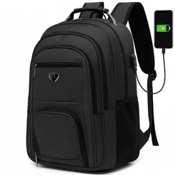 Mochila Executiva Masculina Feminina Antirroubo Impermeável com Porta USB para Notebook 15.6 Viagem Trabalho Dia a Dia