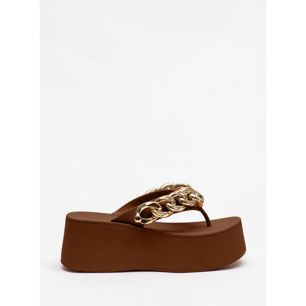 Chinelo Petite Jolie Plus II Chocolate PJ7350II