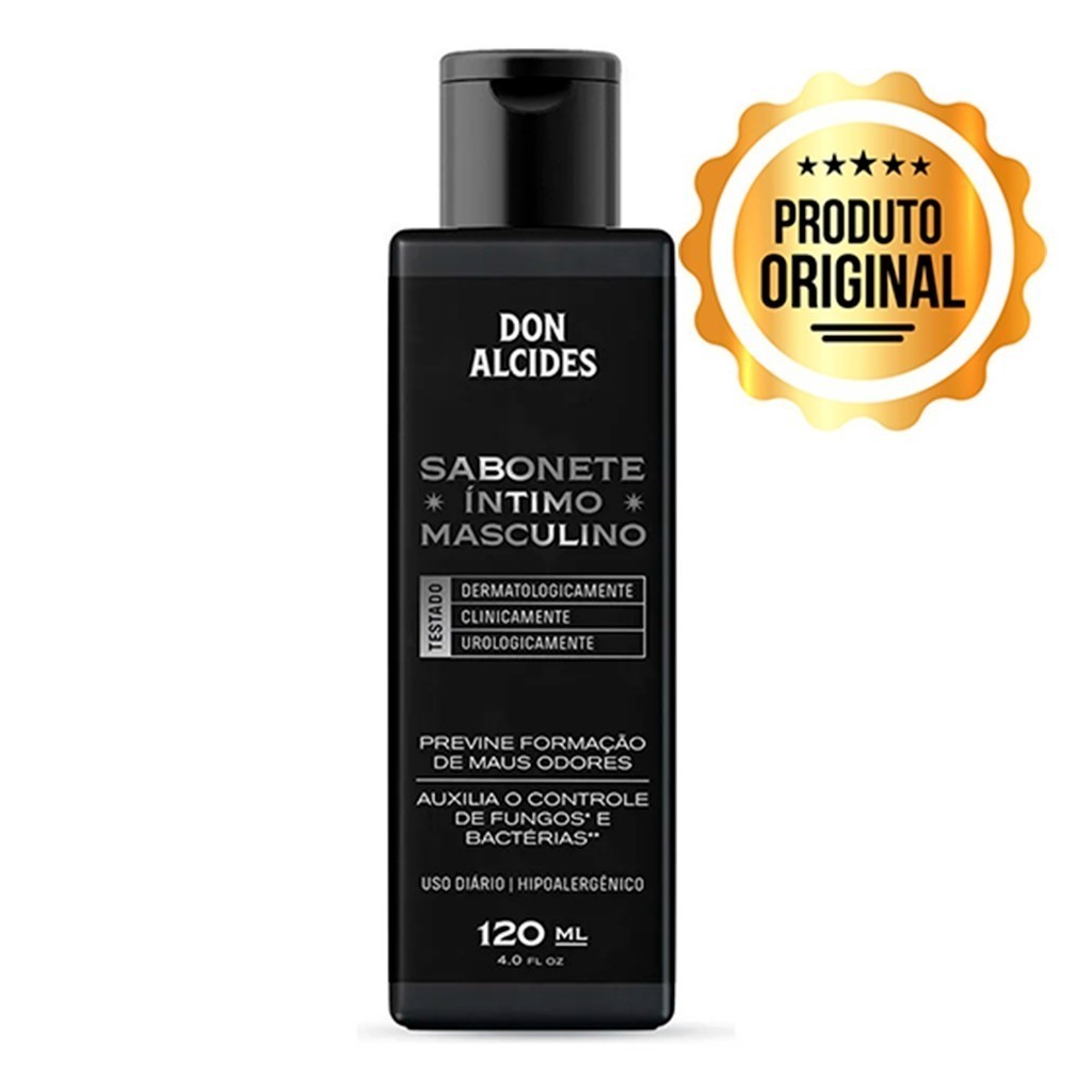Sabonete Íntimo Masculino Don Alcides - Higiene, Frescor e Proteção Diária