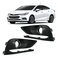 Par Grade Moldura Farol Milha Parachoque Dianteiro Cruze 2017 2018 2019 Novo 84095936