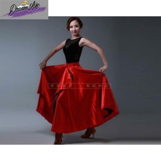 Espanhol tourada dança desempenho capa profissional saia de dança latina capa latina avental adulto grande saia balanço