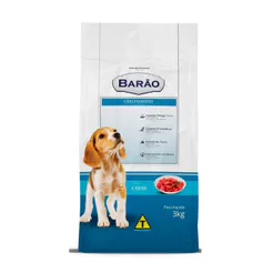 Ração para Cães Barão Filhotes Sabor Carne 3kg