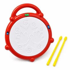Mini Tambor Musical Infantil Brinquedo Bebê Educativo