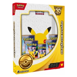 Box Pokémon Celebra 30 Anos Coleção Com Fichário Tcg Copag