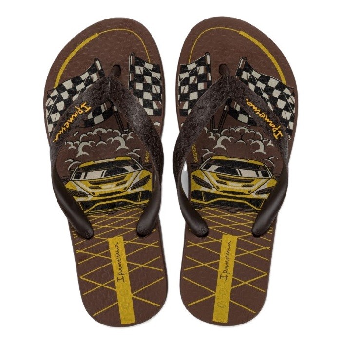 CHINELO DEDO IPANEMA INFANTIL FANTASIA MARROM 27012