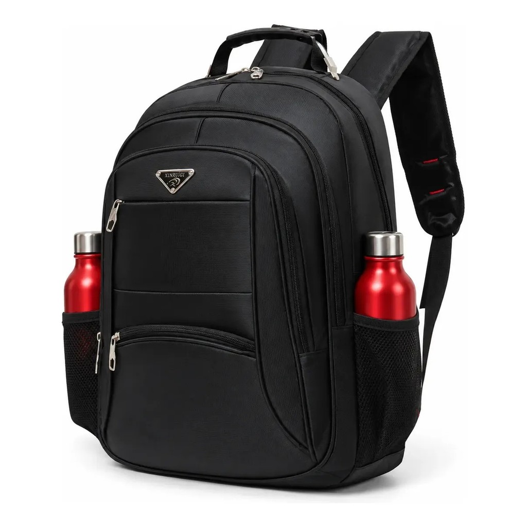 Imagem Mochila Executiva Impermeável Unissex Reforçada com Cabo de Aço para Notebook 17'' Grande Capacidade Viagem Trabalho