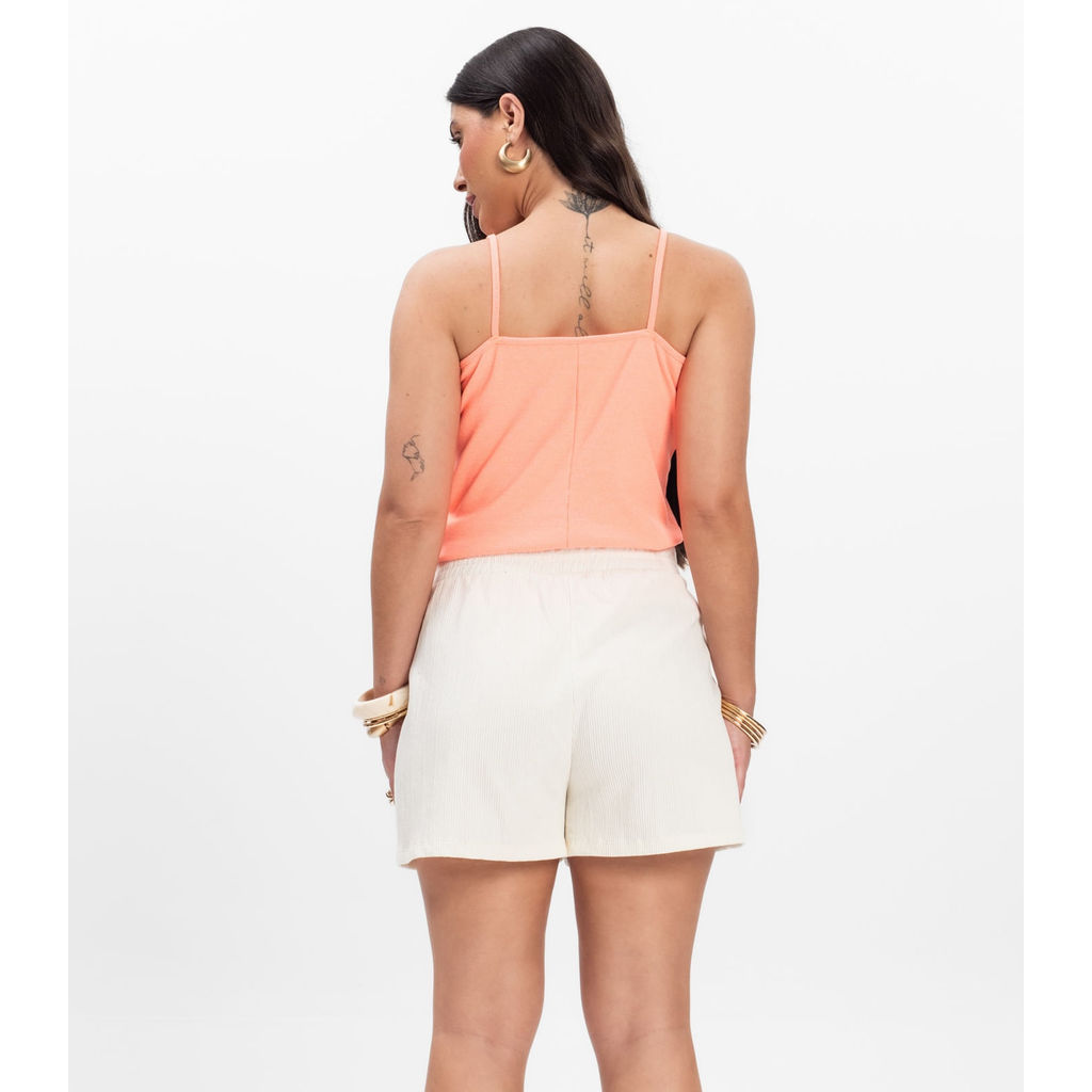 Shorts Feminino Infinita Cor Bege · foto 2