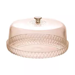 Boleira Porta Bolo Plástico Citrino Glamour Plasútil