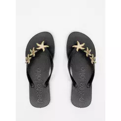 Chinelo Petite Jolie Fresh Preto PJ7672