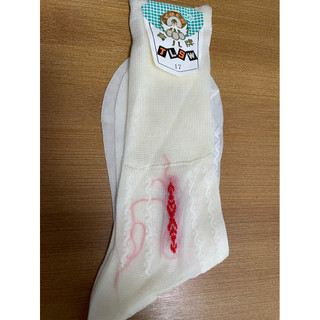 Tamanho 17 em estoque meias infantis de nylon de boca solta à moda antiga