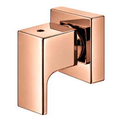 Acabamento para registro alavanca isis 1/2 ou 3/4 rose gold