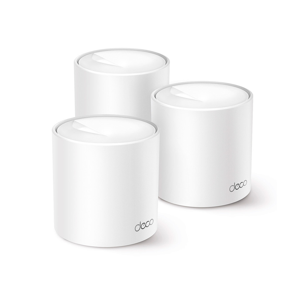 Roteador Wireless TP-Link Deco X10 3 Pack Wi-Fi 6 AX1500 Mesh Dual Band Conexão Inteligente