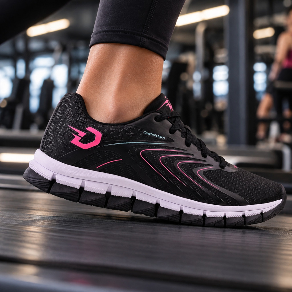 Tênis Feminino Masculino Corrida Academia Dynamix Caminhada Esportes Treino Musculação Confortavel