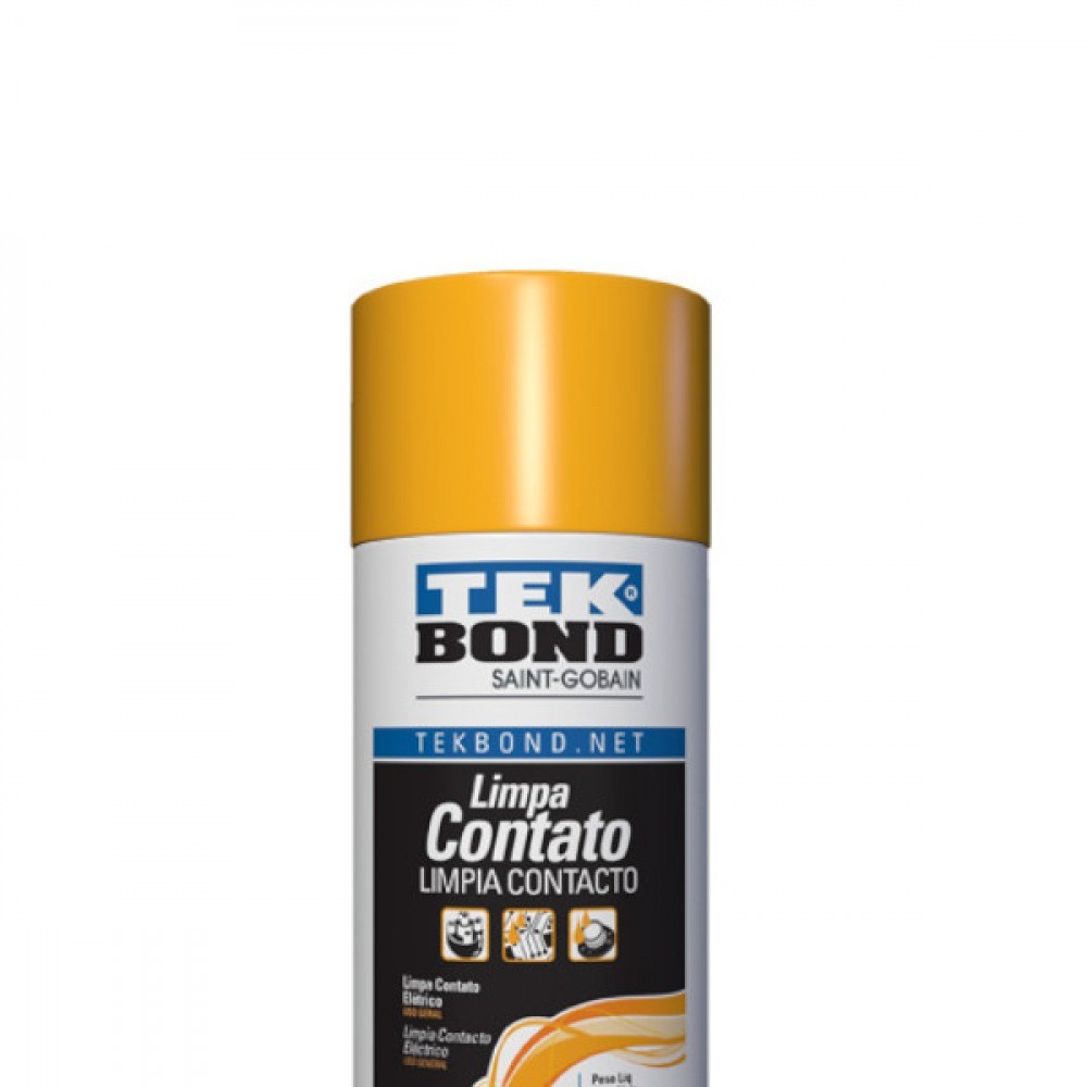 Limpa contato para elétricos tipo spray com 300 ml - TEKLIMP-300 - TekBond — imagem 2 de 2
