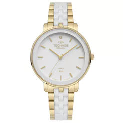 Relógio Technos Feminino Cerâmica Dourado - 2035MZL/1B