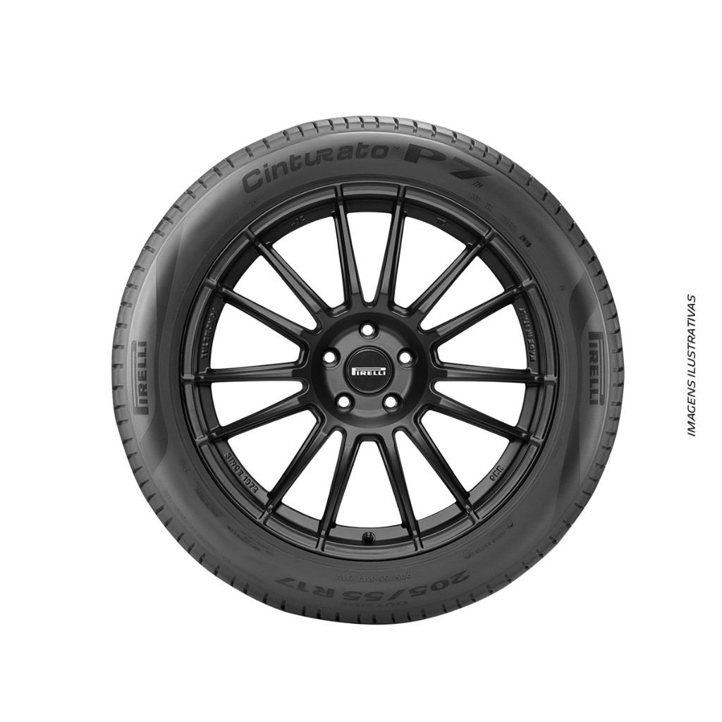 Kit 2 Pneus Pirelli Aro 17 Cinturato P7 (KS) 205/50R17 89H — imagem 2 de 2