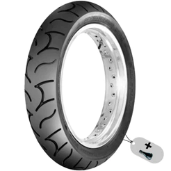 Kit Pneu Moto + Válvula Maggion 110/70-17 CBX250 CB300 FAZER250 Dianteiro Uso Sem Câmara