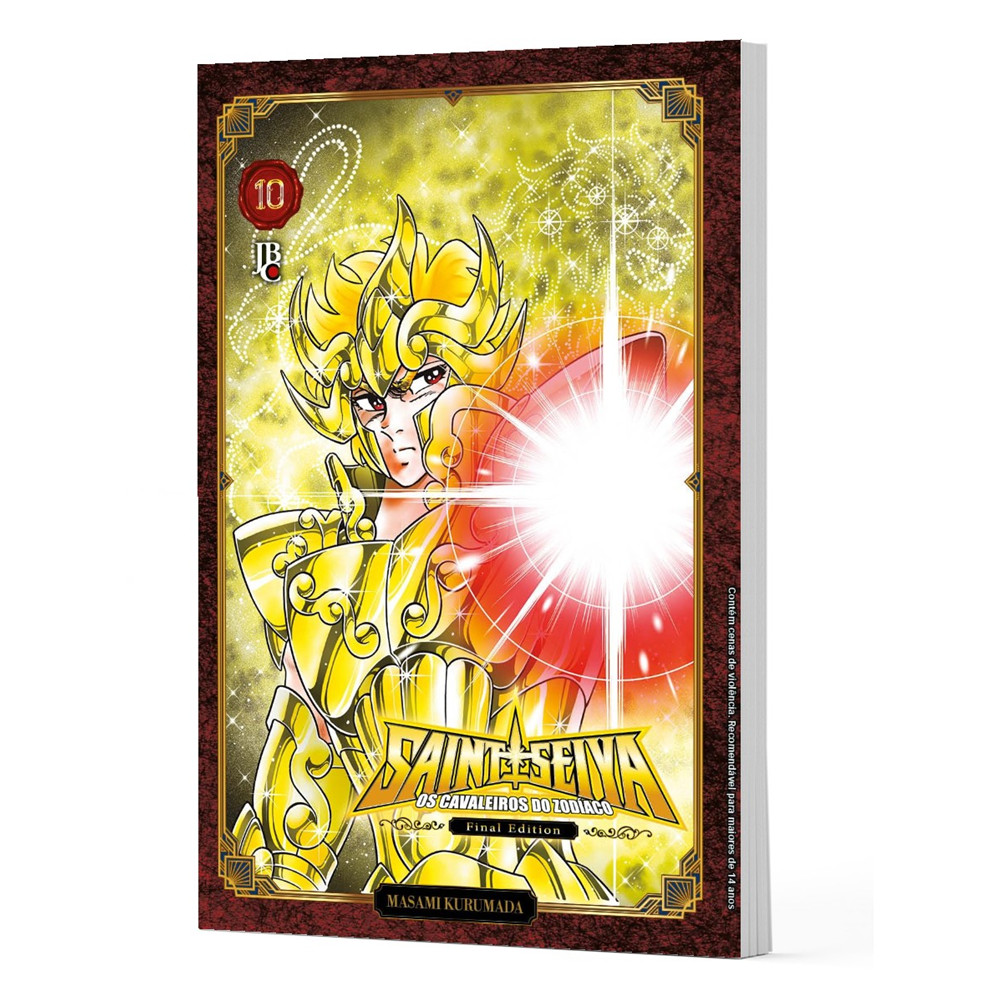 Mangá - Cavaleiros do Zodíaco Saint Seiya Final Edition Vol. 10 - Capa Variante - Novo/Lacrado