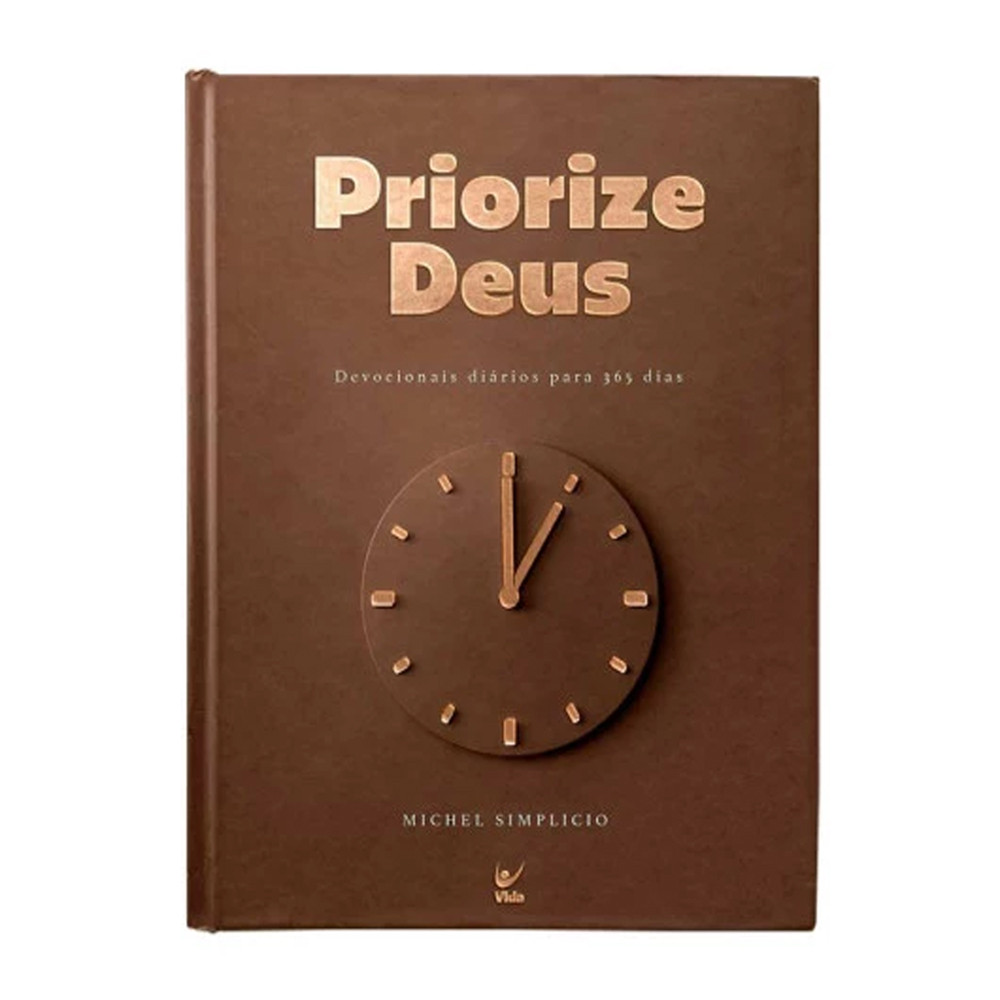 Devocional Priorize Deus 2026 | Marrom | Michel Simplício em Oferta na Shopee
