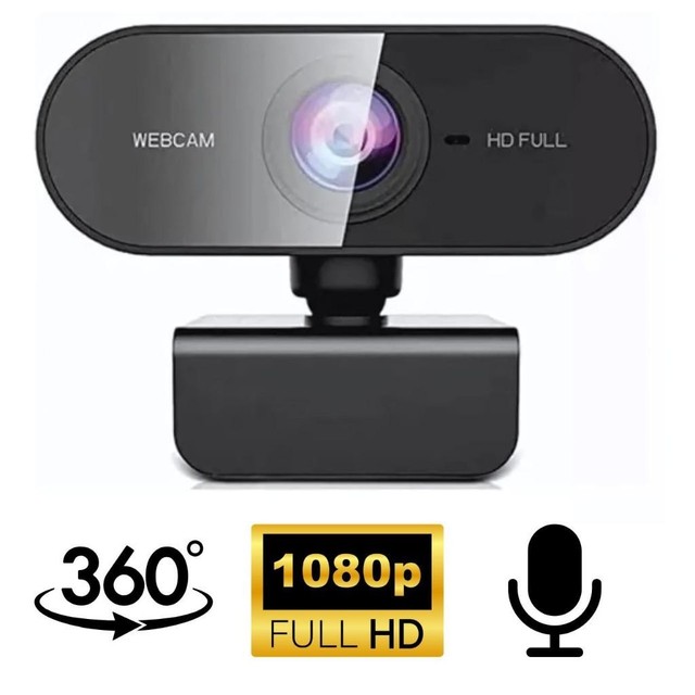 Webcam Full Hd 1080p Microfone Pc Notebook Home Office