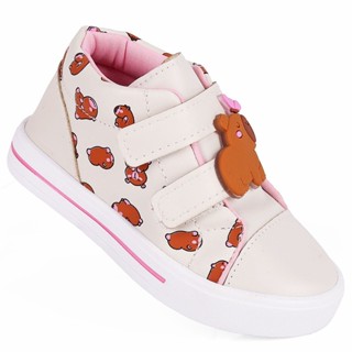 Tênis Infantil Menina Cano Médio Capivara FanClub Off White em Oferta na Shopee