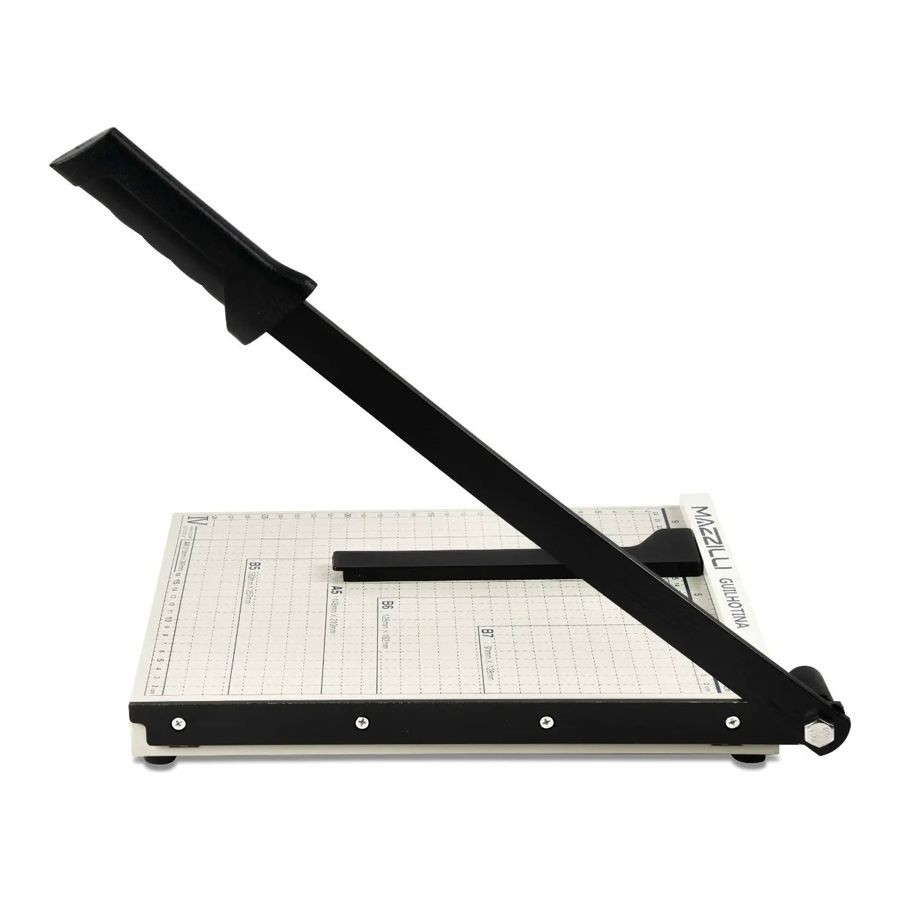GUILHOTINA BASE AÇO 30 CM PAPEL A4 ATÉ 10 FOLHAS C/ TRAVA
